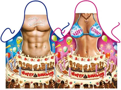 Immagine prodotto di Set Grembiuli Compleanno per Coppie