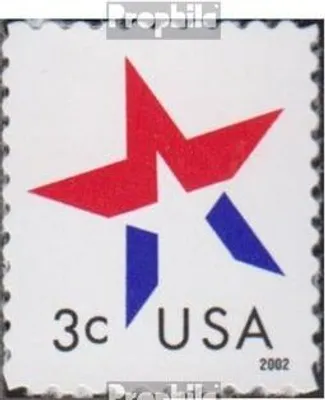 Produktbild von Briefmarken USA 2002 Mi 3583,3584,3651 (kompl.Ausg.) postfrisch Stern in Nationalfarben