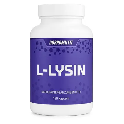 Produktbild von L-Lysin DobromilFit – Essenzielle Aminosäure in Kapselform