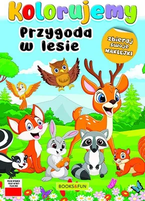 Image de Kolorowanka dla dzieci Przygoda w lesie