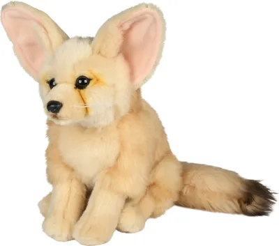 Produktbild von Uni-Toys - Wüstenfuchs, Fennek - 24 cm (Höhe) - Plüsch-Fuchs - Plüschtier, Kuscheltier