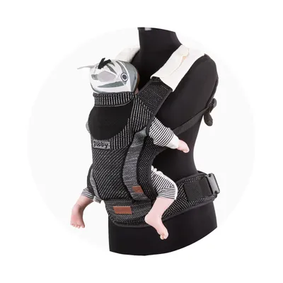 Obrázok produktu pre Chipolino Bobby Ergonomick nosidlo s kapucou Fly Ebony Black Grey