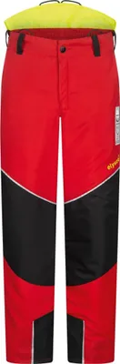 Produktbild von Feldtmann Schnittschutz-Bundhose DOUGLASIE 22777 Gr. 106 rot/schwarz/gelb