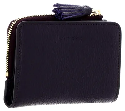Produktbild von Leder Geldbörse Tassel Wallet Prune dunkelviolett