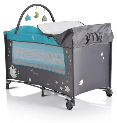 Image de Parc pour enfants Moni - Sleepy, turquoise