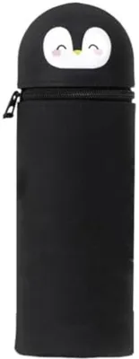 Productafbeelding van Kawaii Zachte Siliconen Penhouder - 2-in-1 Etui met Dierenthema