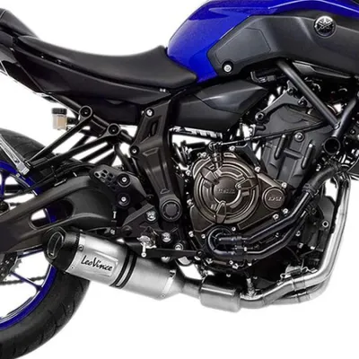 Produktbild von Leovince One Evo Yamaha Mt-07 14251e Stainless Steel Nicht Homologiertes Vollständiges Auspuffsystem Silber Not Homologated Silber Not Homologated