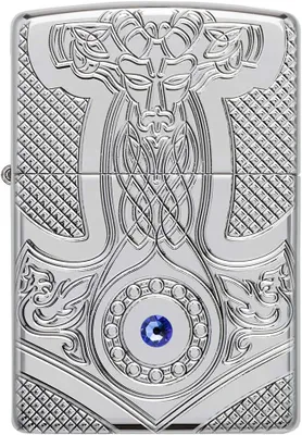 Produktbild von Feuerzeug Zippo 49289 Martello Thor  Silber Metall