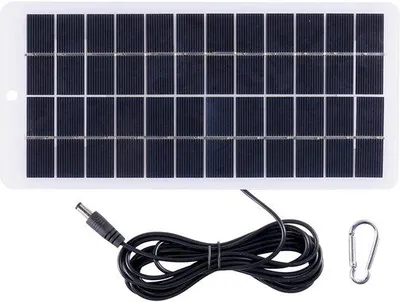 Produktbild von Solarmodul - Polysilizium - 10W - EVA Gelcoat - Karabinerschraube
