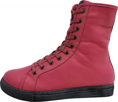 Immagine prodotto di Andrea Conti - Scarpe da donna, stivali con lacci, rosa, casual