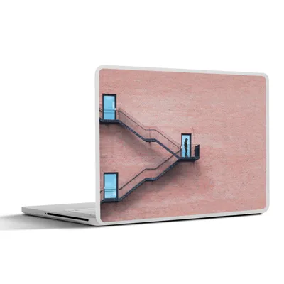 Produktbild von MuchoWow® Laptop Aufkleber Sticker Cover Tür - Wand - Treppe - Architektur 40x30 cm - Laptop Dekoration - Selbstklebend