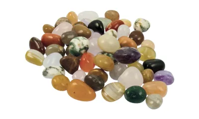 Produktbild von Halbedelsteine gemischt, 150 g – verschiedene Schmucksteine im Set