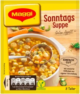 Produktbild von Maggi Guten Appetit Sonntagssuppe mit natürlichen Zutaten 57g