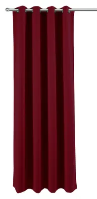 Produktbild von Verdunkelungsvorhang Ösen bordeaux Vorhang blickdicht Gardine B/H 140x245 cm uni