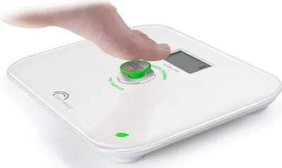 Image de Pèse-personne électronique sans pile 180kg/100g blanc - Little Balance - 8154 - green power