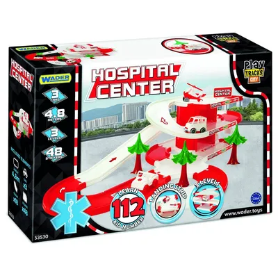 Produktbild von Play Tracks City- Krankenhaus Spielset 4,8 m