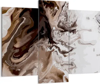 Produktbild von Bild auf Leinwand - Leinwandbild - Abstraktion modern - 130x100cm - Wand Bild - Wanddeko - Leinwanddruck - Bilder - Kunstdruck - Wanddekoration - Leinwand bilder - Wandkunst - CB130x100-4073