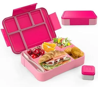 Zdjęcie produktu dla Pudełko śniadaniowe dla dzieci 1300 ml przegródkami szczelne na lunch