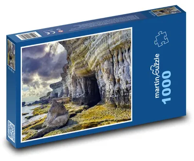 Obrázok produktu pre Puzzle 1000 Pobrežný útes s jaskyňou - martinpuzzle