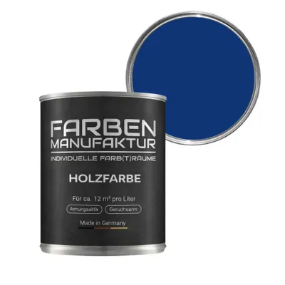 Produktbild von Holzfarbe Wetterschutzfarbe Holzlack Holzschutzlack Trendfarbe 5L - Nachtblau