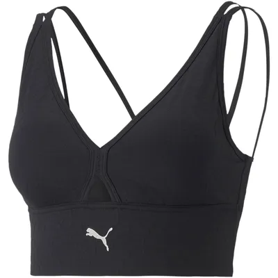 Produktbild von PUMA Mid Impact Flawless Sport-BH Damen puma black S