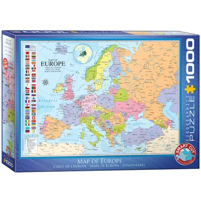 Produktbild von 1000 Teile Puzzle Karte von Europa