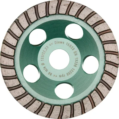 Produktbild von DIEWE Diamant-Trockenschleifteller Special Line Turbo 125 x 22 x 22.23 mm