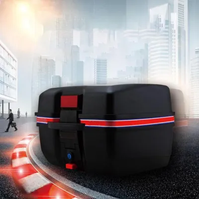 Immagine prodotto di Bauletto posteriore per moto, impermeabile, resistente agli urti, resistente ai graffi, bauletto posteriore per scooter elettrici