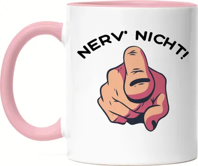 Produktbild von Nerv Nicht! Tasse Rosa Büro-Tasse Kollegen Chef Geschenkidee für Kollege Kollegin