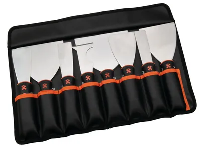 Produktbild von MONDELIN Spachtelset 8 tlg.. 2-K-Griff in Textiltasche
