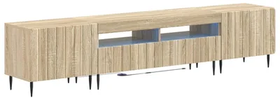 Immagine prodotto di vidaXL Mobile TV a LED, 5 pezzi, impiallacciato in legno effetto noce Sonoma