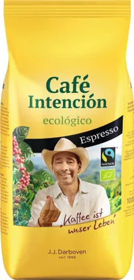 Produktbild von Café Intención ecológico Espresso | Fairtrade | ganze Bohne | 1000g