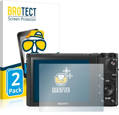 Produktbild von 2x BROTECT Schutzfolie für Sony Cyber-Shot DSC-RX100 VI Displayschutz Displayschutzfolie Folie Matt Entspiegelungsfolie