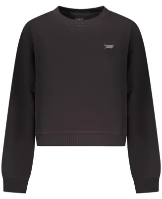 Produktbild von Eleganter Damenpullover: Schwarzer Sweatshirt aus Baumwolle