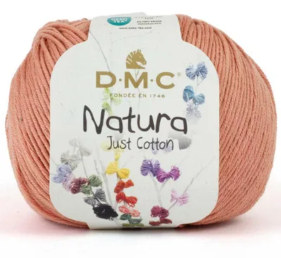 Produktbild von DMC Natura Just Baumwolle – mattes, weiches Garn aus 100 % gekämmter Baumwolle (N503, Perlmuttrose)