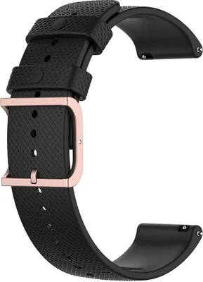 Produktbild von BStrap Silicone Rain Armband für Garmin Vivoactive 5, black