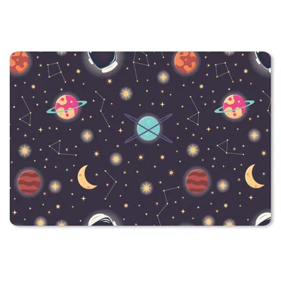 Produktbild von MuchoWow® Schreibtischunterlage Weltraum - Tierkreis - Sterne - Design - Universum 60x40 cm - XXL Mauspad - Großes Mauspad