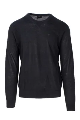 Produktbild von ARMANI EXCHANGE Pullover Herren Wolle Schwarz GR45733 - Größe: S