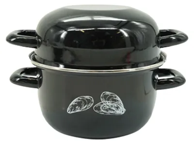 Image de Marmite à moules émaillée 20,5 x 26 x 17,5 cm Fackelmann