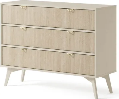 Immagine prodotto di Cassettiera con cassetti MEDEA - beige sabbia / abete