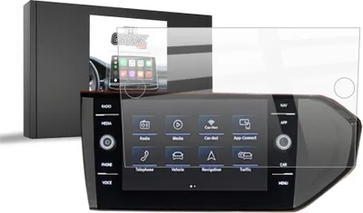 Produktbild von Keramische Autodisplayfolie für Volkswagen T-Cross Discover Media (2019-2024), Grizz Protector