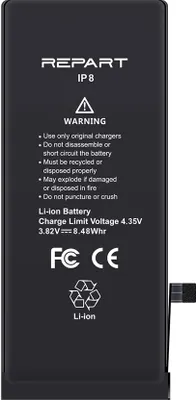 Zdjęcie produktu dla Akumulator REPART do Apple iPhone 8, 2220 mAh, akumulator do telefonu komórkowego, akumulator litowo-jonowy, akumulator zamienny, akumulator do smartfona, naprawa