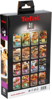 Zdjęcie produktu dla Zestaw płyt do naleśników Tefal XA801012 do urządzenia wielofunkcyjnego Snack Collection opiekacz do kanapek gofrownica