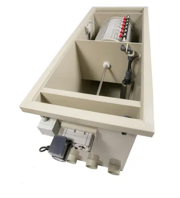 Produktbild von DVS Trommelfilter CL35 combi mit Biokammer Schwerkraft mit Steuerung und Spülpumpe