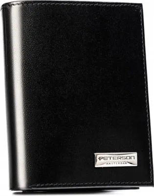 Produktbild von Peterson Portemonnaie aus Leder für Männer Hatabui schwarz One size