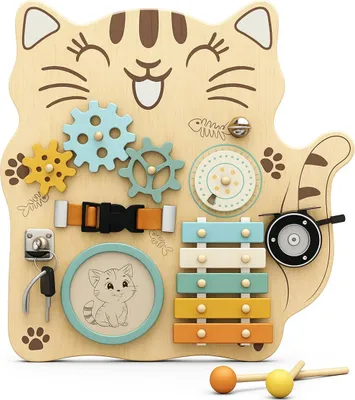 Image de Gotel B70C Planche De Manutention En Bois Chat