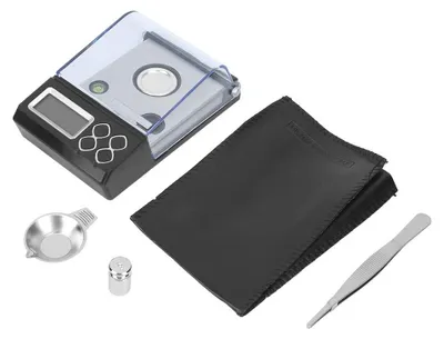 Mini-Taschenwaage 30 g / 0,001 g, digital, tragbar, LCD, schwarz