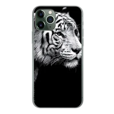 Produktbild von MuchoWow® Handyhülle Schutzhülle Hülle für iPhone 11 Pro Tiger - Wilde Tiere - Licht Silikon Softcase Handy Hülle - Handy
