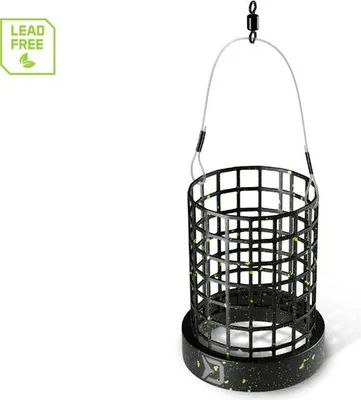 Image de DELPHIN ECO ROUND, panier d'alimentation sans plomb, noir-vert, 101006023