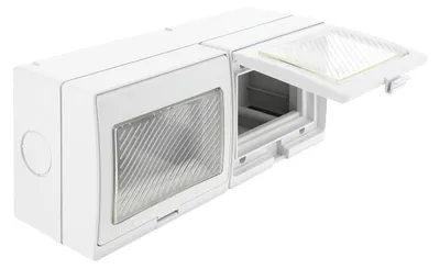 Produktbild von Delock Easy 45 Aufputzgehäuse IP55 wasserfest 6 Port